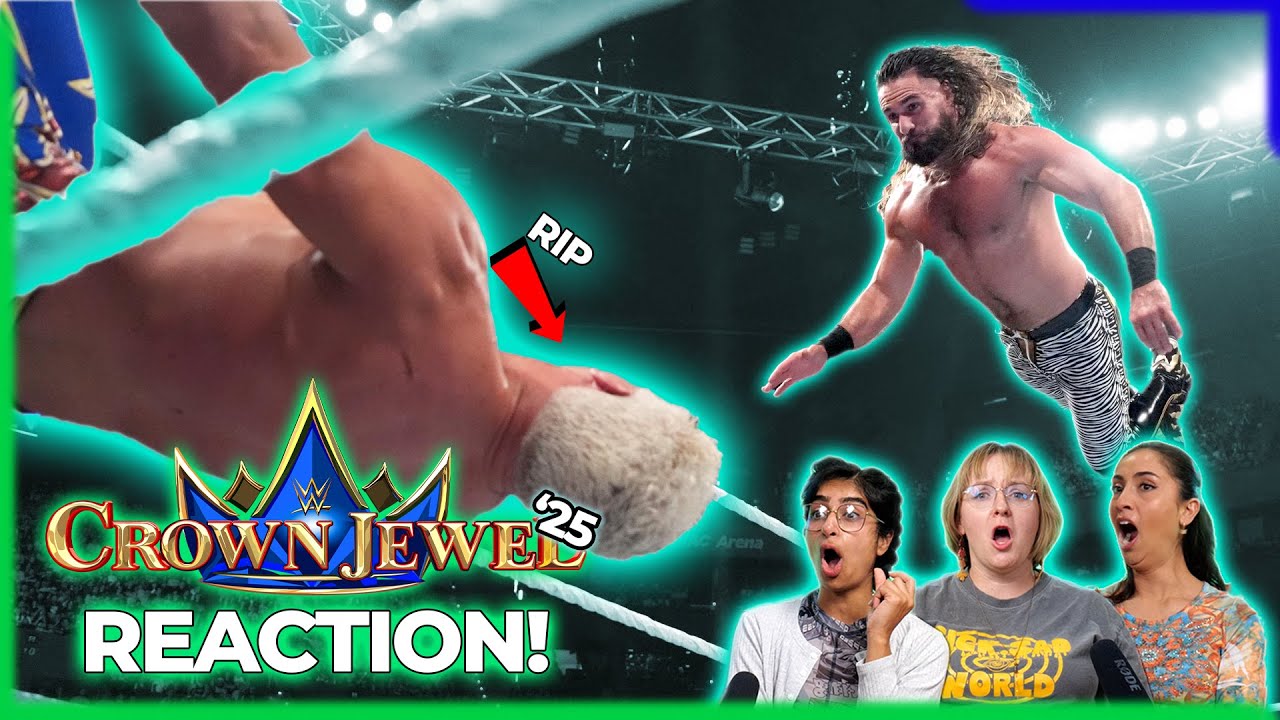 FROM COAST TO COAST | Reacting to Seth Rollins vs Cody Rhodes for the CROWN JEWEL Championship 2025!