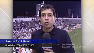 Com Show De Kleber Pereira Maycon Leite E Molina Santos Goleou Vasco Pelo Brasileirão De 2008