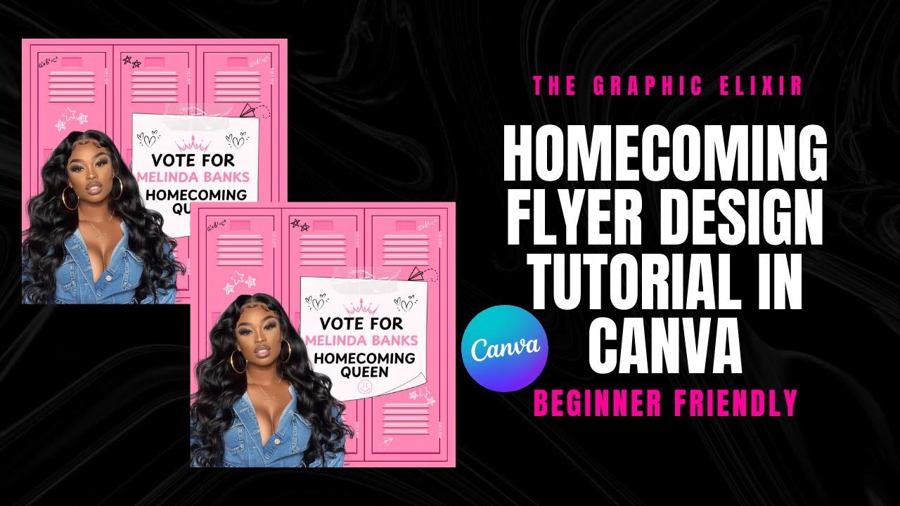 Learn How To Design A Homecoming Flyer In Canva | Beginner Friendly