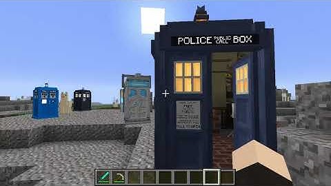 TARDIS in Minecraft | Dalek Mod crafting tutorial