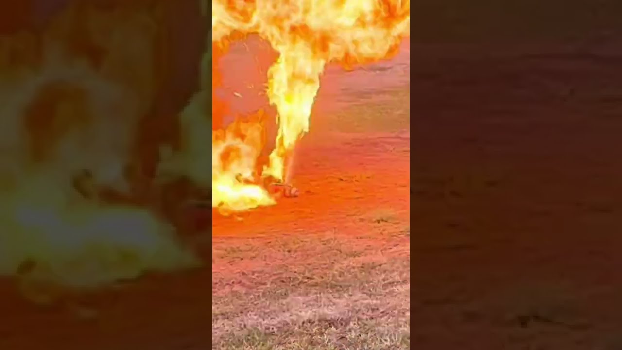 Brake cleaner explosion ! YouTube