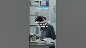 The Shocking Truth About Multitasking And Your Brain | #multitasking #productivity #brain #science