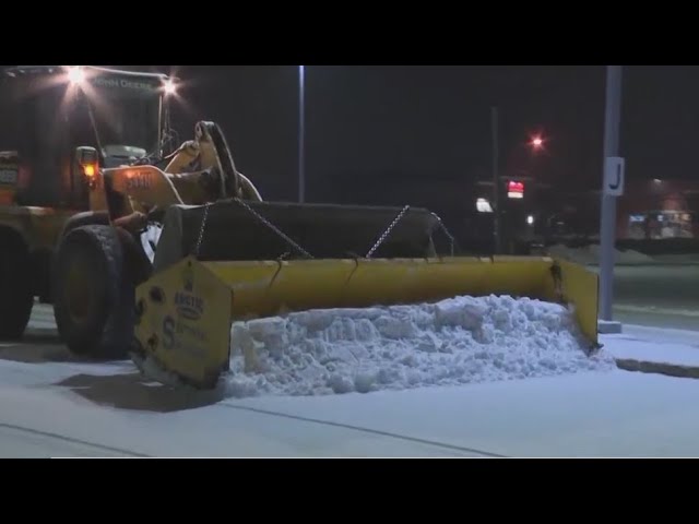 Winter Snowstorm Blankets New Jersey Bringing Icy Roads