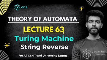 63- String Reverse Turing Machine | String Palindrome