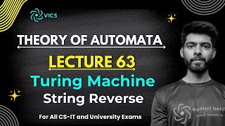 63- String Reverse Turing Machine | String Palindrome