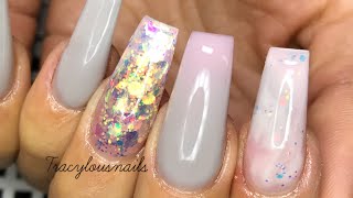 HOW TO: GREY & PINK NAILS | REDESIGN