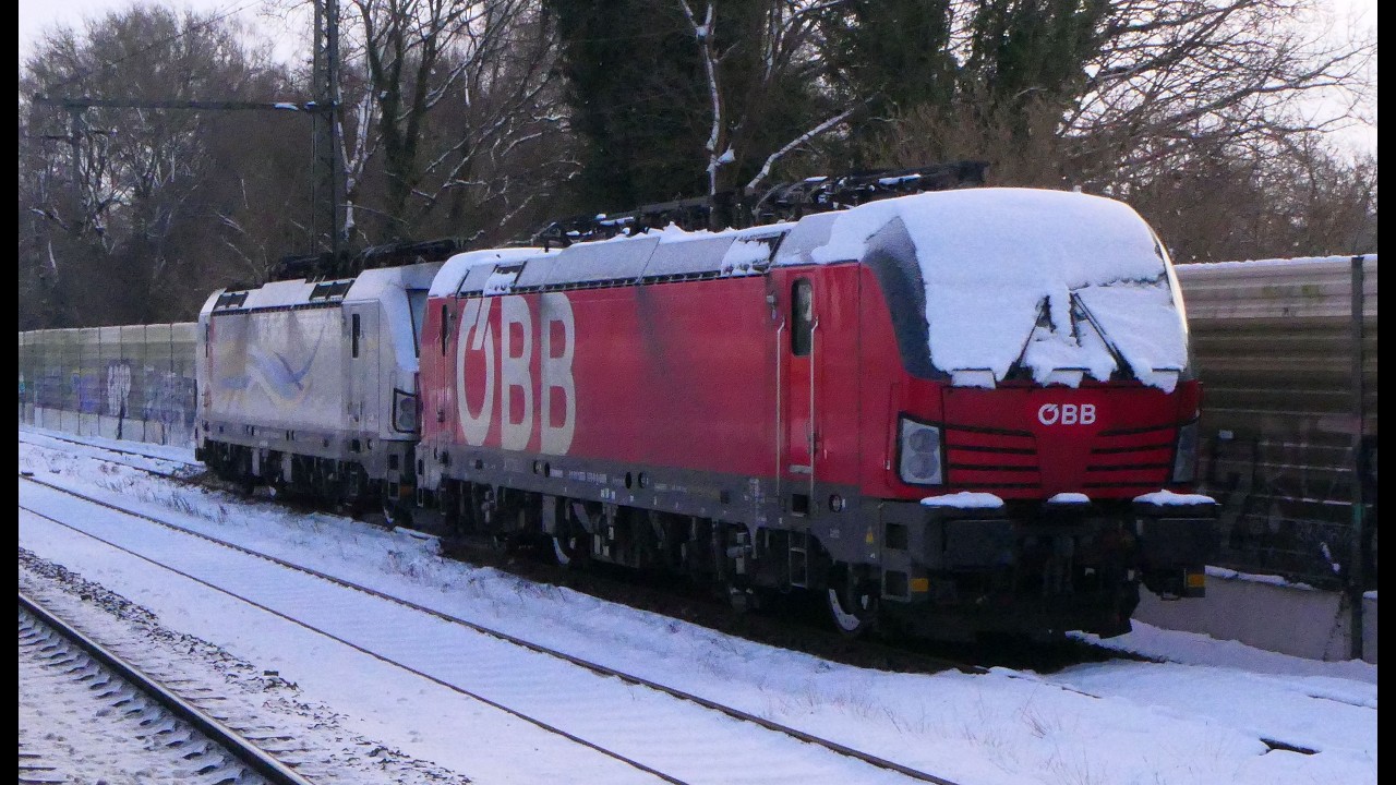 2 SIEMENS Vectron Loks in Bookholzberg abgestellt 06.01.2026
