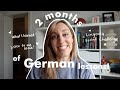Aussie Learning German/Deutsch A1 - 2 month update - Lingoda Sprint Challenge - Hear me speak 🇩🇪