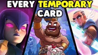 History Of EVERY Temporary Card In Clash Royale