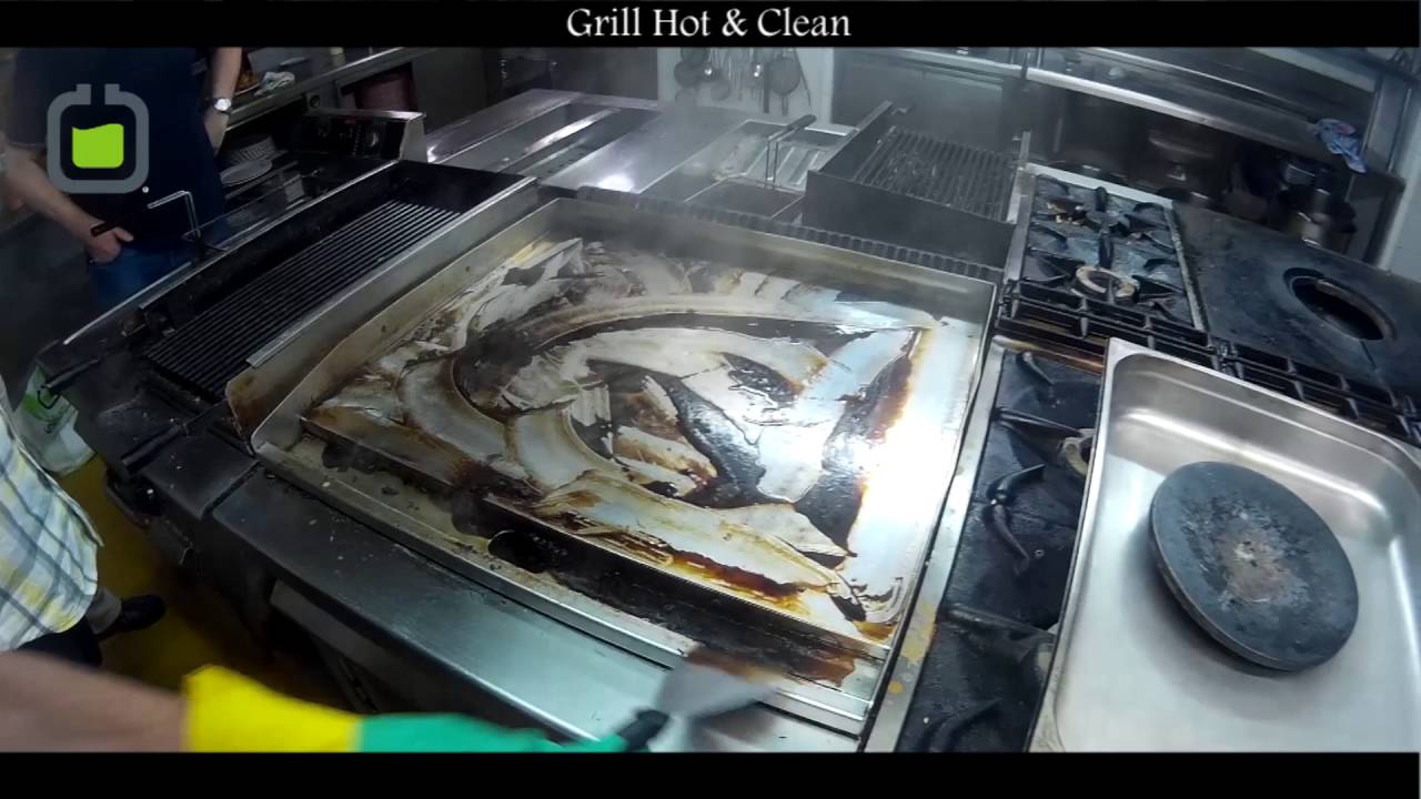 Limpia planchas en caliente Sistema Grill Hot & Clean YouTube
