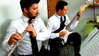 Video thumbnail of ""Nothing Else Matters" for flute and guitar"