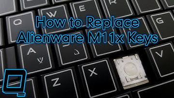 How to Replace Alienware M11x Keys