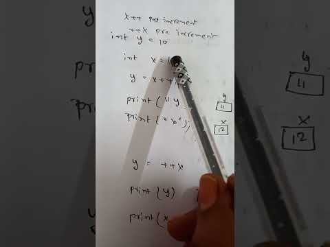 increment and decrement