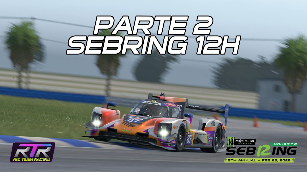 IRACING - VSCA - CORRIDA SEBRING 12H PARTE 2
