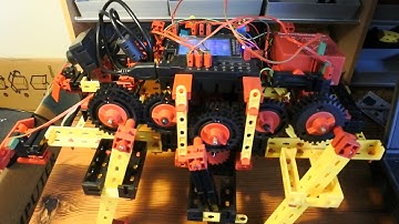 fischertechnik TXT controller : Mirft2 episode 81 - Firmware, walking, floor, image, Python, Android