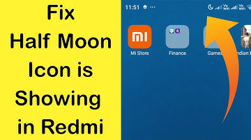 How to Fix Half Moon Icon is Showing in Redmi Mobiles?