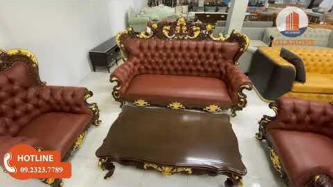 🌸MUA SOFA TÂN CỔ ĐIỂN DÁT VÀNG - NÂNG TẦM KHÔNG GIAN SỐNG