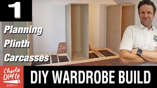 DIY Fitted Wardrobe Build with Basic Tools - Video #1 : PLINTH & CARCASSES
