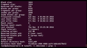 How to find the blocksize of an ext2/ext3/ext4 filesystem on Linux from the Command Line