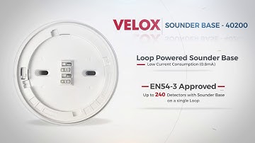 VELOX Addressable Loop Powered Sounder Base