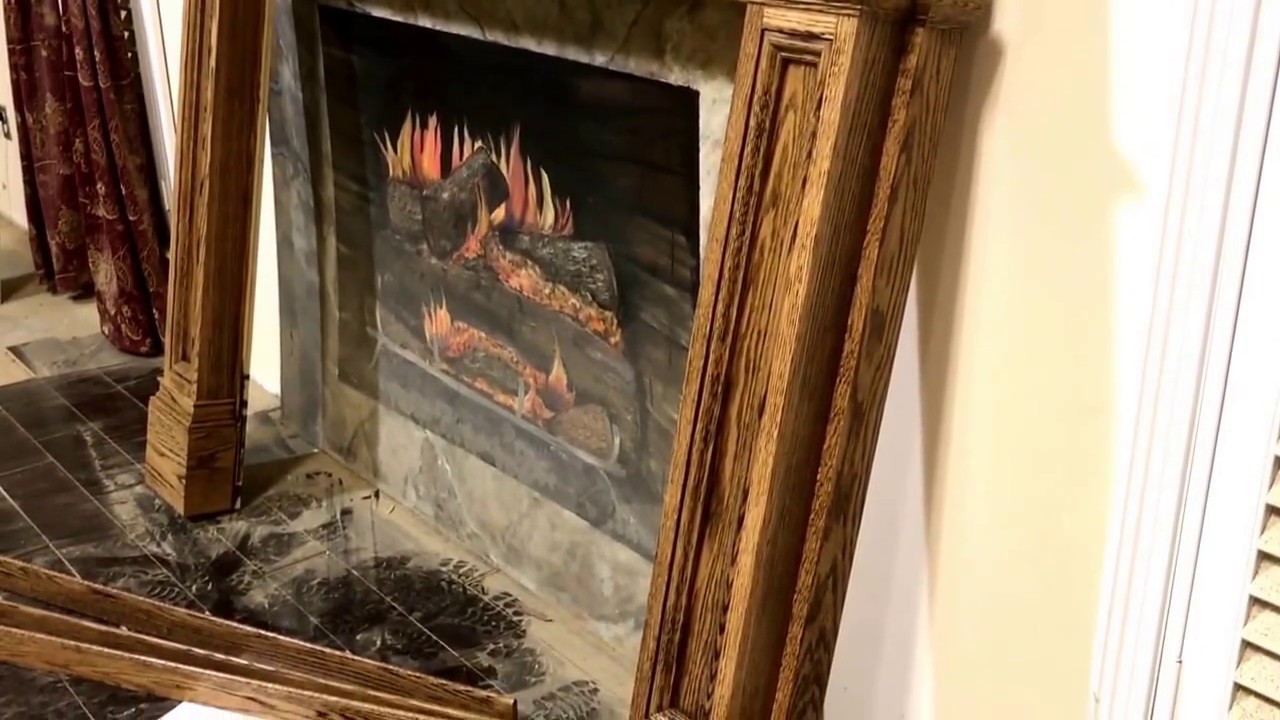 The New Jersey Mantel (Oak with Minwax English Chestnut stain)