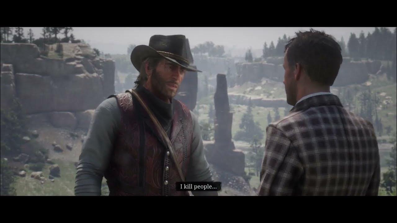 [RDR2] "I'm not a good man, Jimmy Brooks" cut scene. YouTube