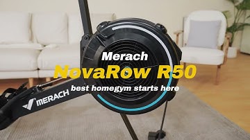 Why Everyone’s Talking About the MERACH NovaRow R50 Air Resistance Rower! 🚣‍♂️✨