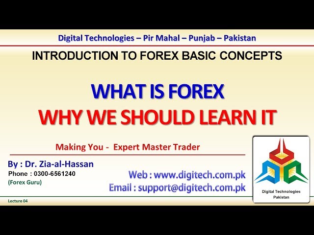 What Is Forex And Why We Should Learn It In Urdu Hindi - Free Advance Forex Training Course