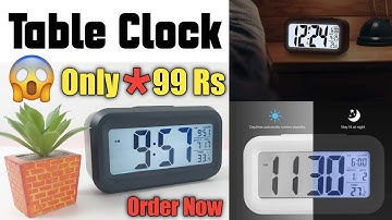 Best Digital Alarm Clock Unboxing & Review | Table Clock | Desk Clock