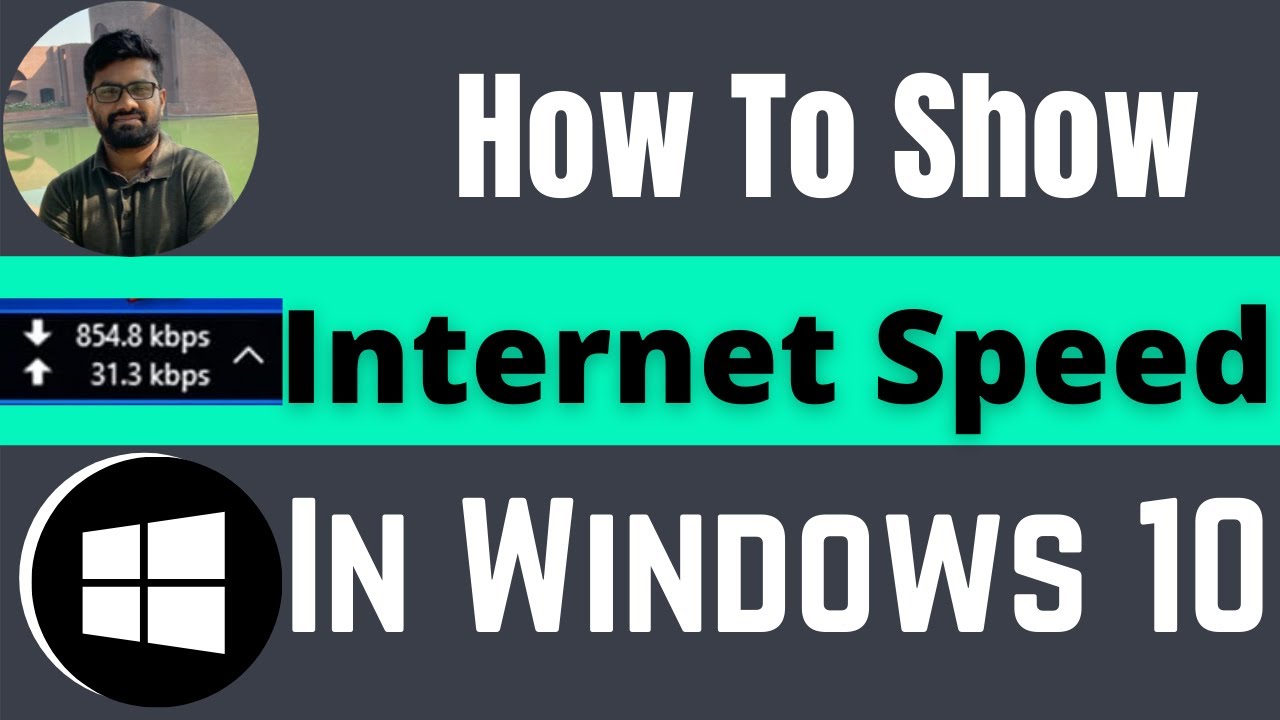 How to Show Internet Speed on Taskbar - internet speed meter - YouTube