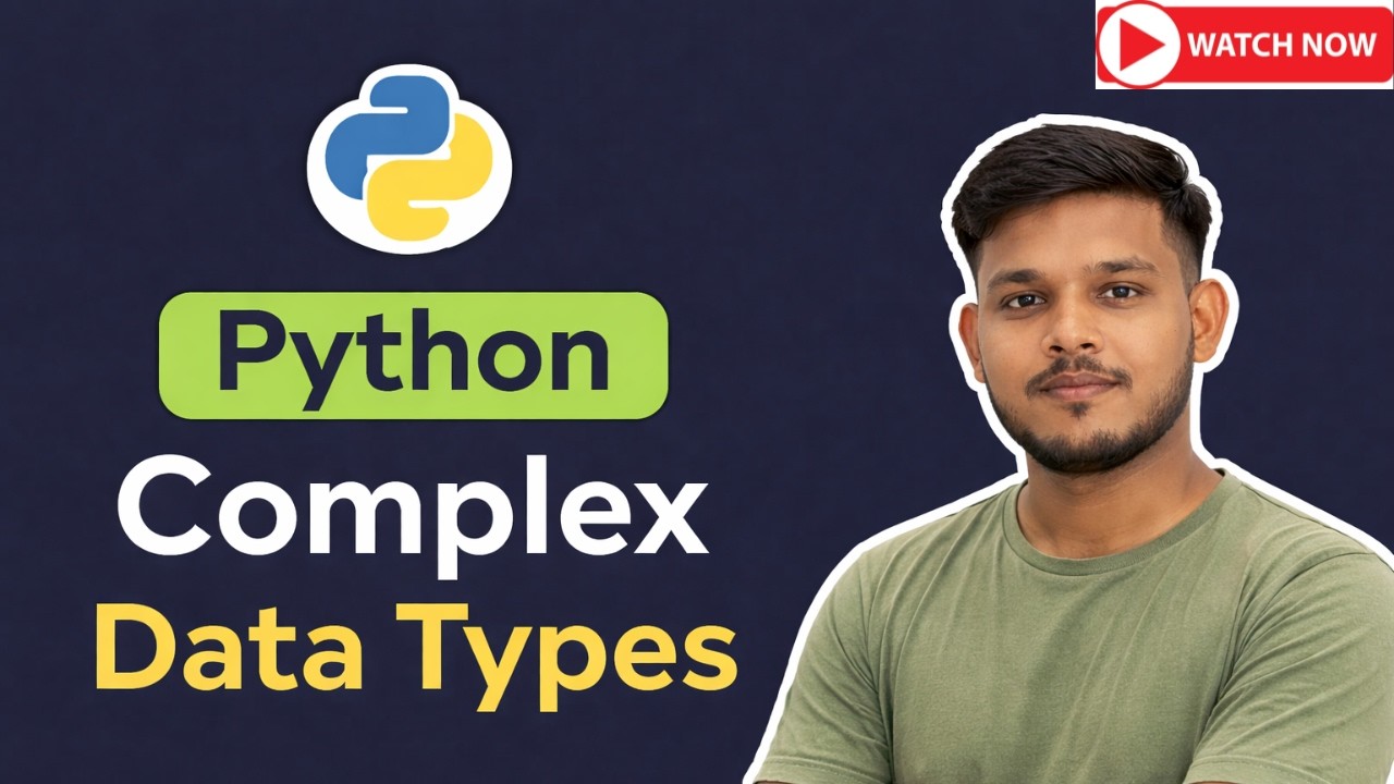 Python Complex data types | Unit-3 #pythonprogramming #python - YouTube