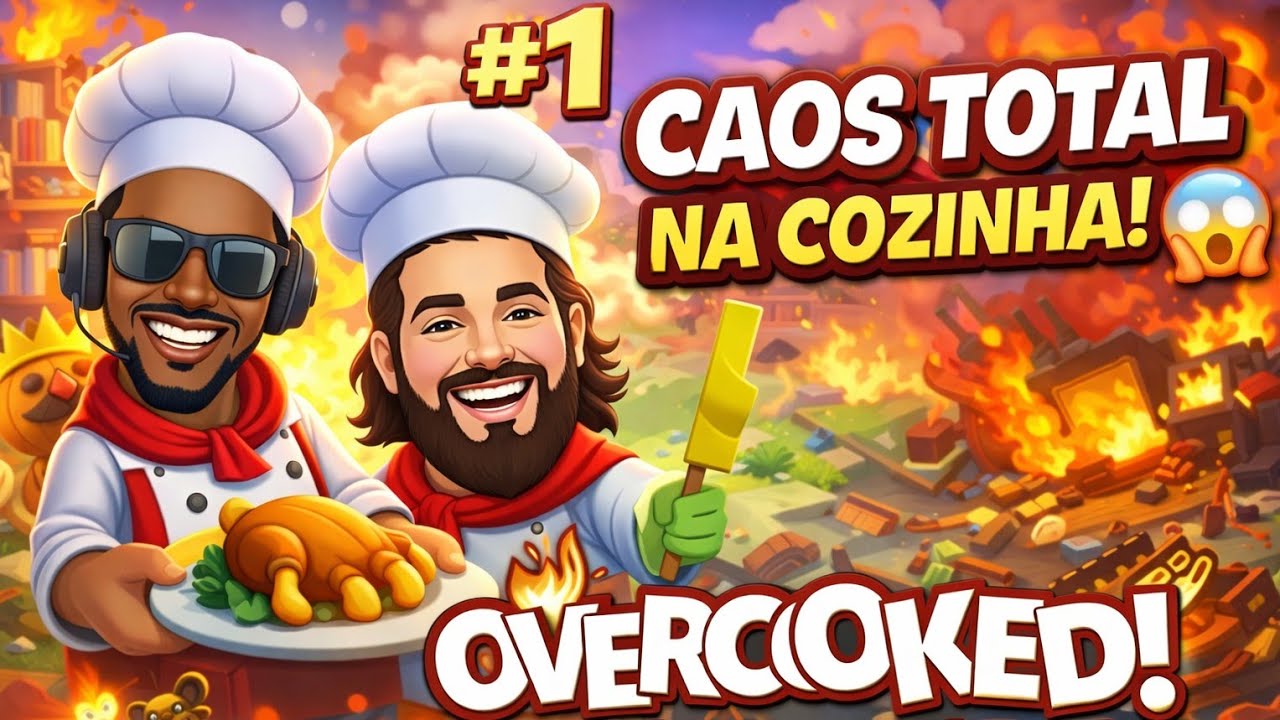 Overcooked! All You Can Eat #1 – O Começo do Caos 🍳🔥