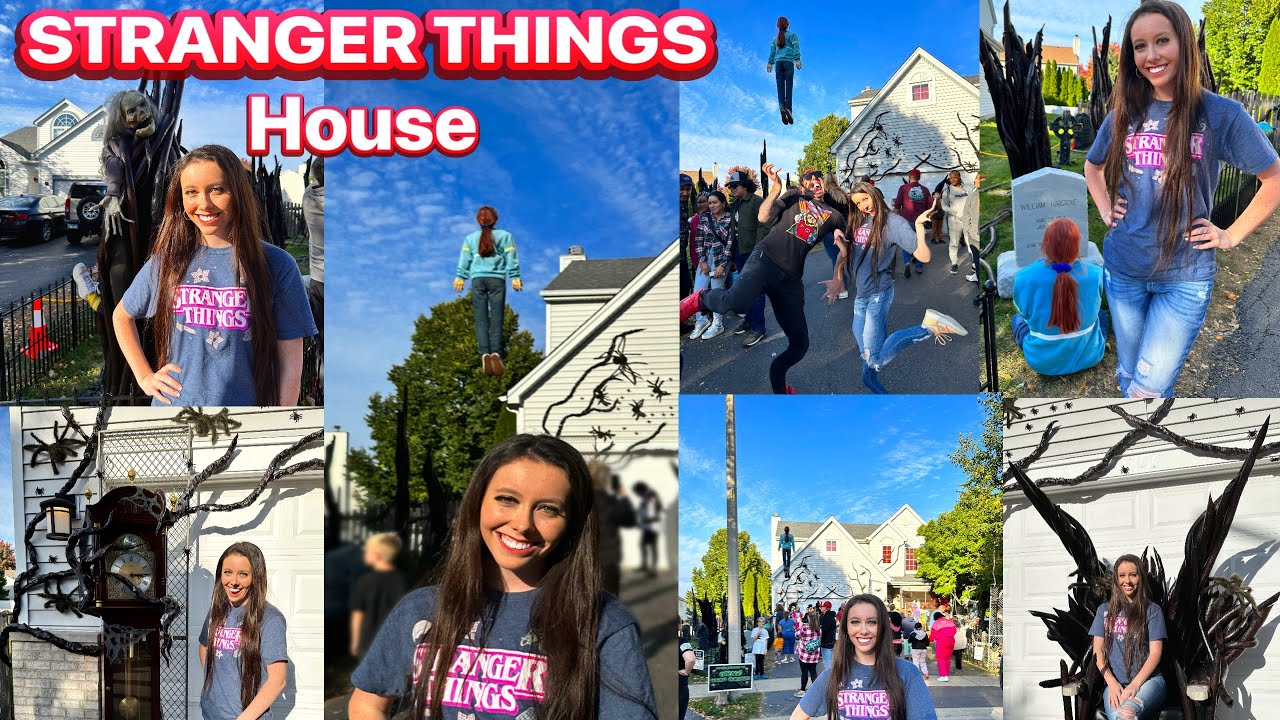 Stranger Things Halloween House! *Floating MAX*!!!