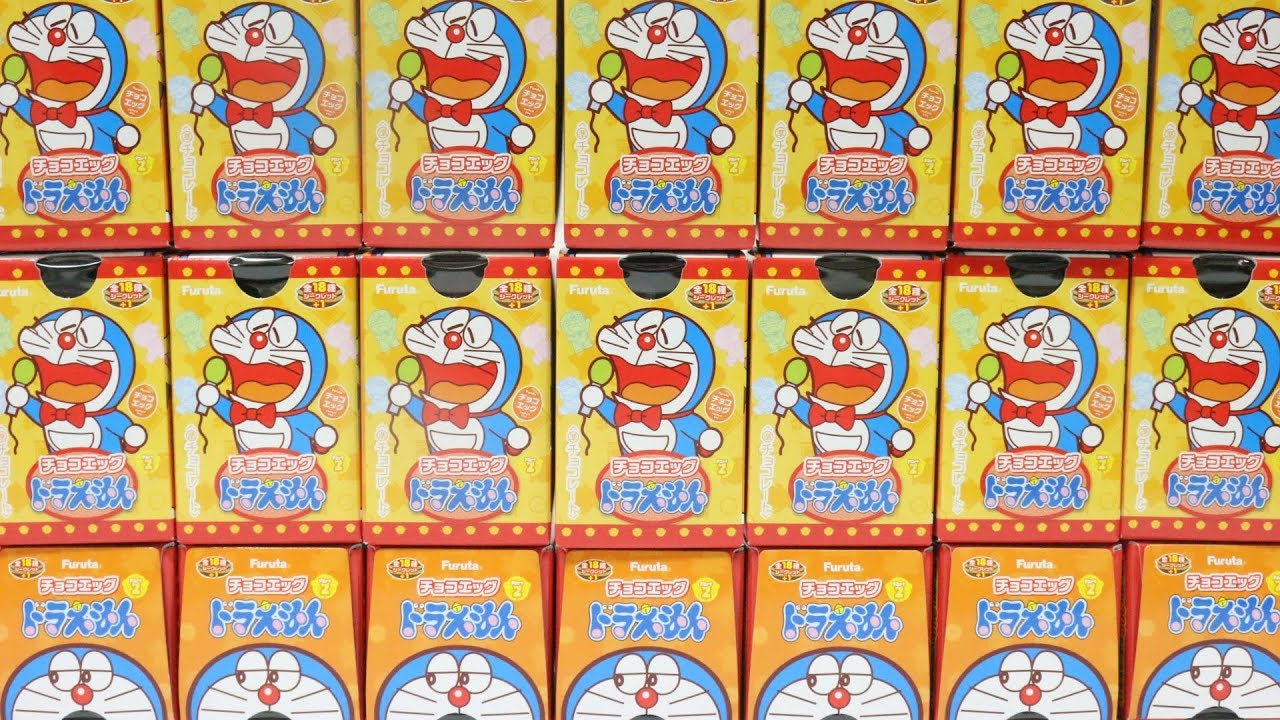 チョコエッグ ドラえもん２ 大量 シークレット ゲット Doraemon Surprise Eggs Part 2 Youtube