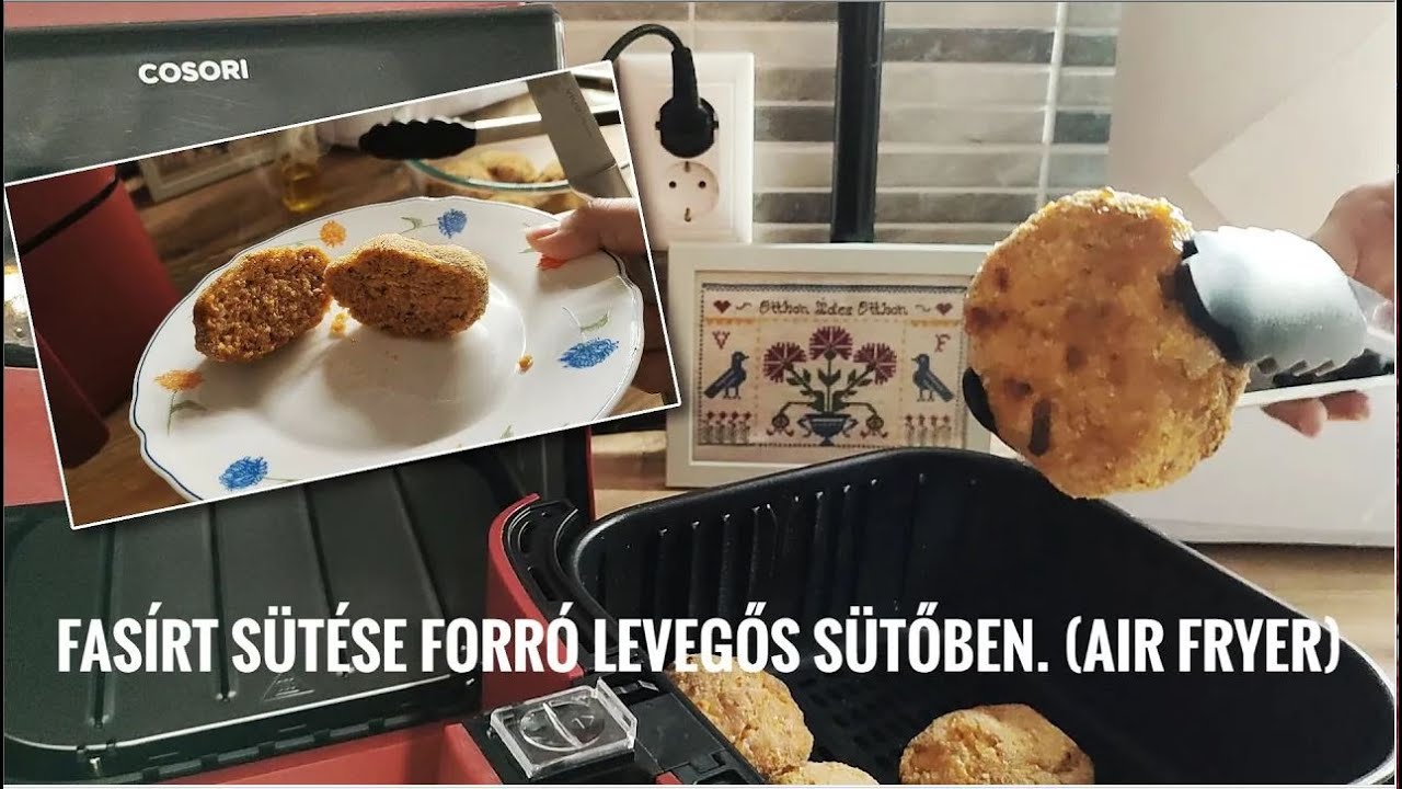 Cosori Premium Air Fryer Oven , 2,2 kg, 5.5L With subtitles First test meatloaf with