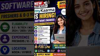 myKaarma Hiring Freshers 🚀 | Software Engineer Job 2026 #softwareengineer #engineering #job #hiring