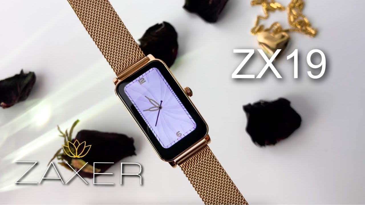 Smartwatch ZAXER ZX19 - YouTube