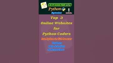 Top 3 FREE Python Coding Websites#python#tech#coding#developer#shorts#trending