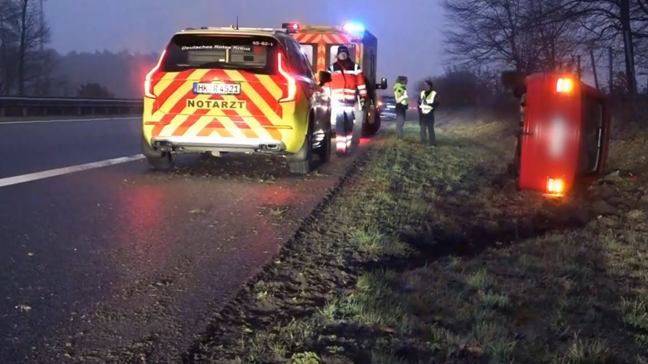 unf-lle-wegen-glatteis-auf-der-a27-bei-verden-youtube