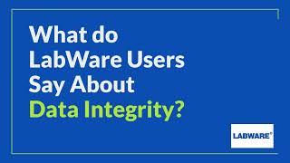 LabWare Data Integrity