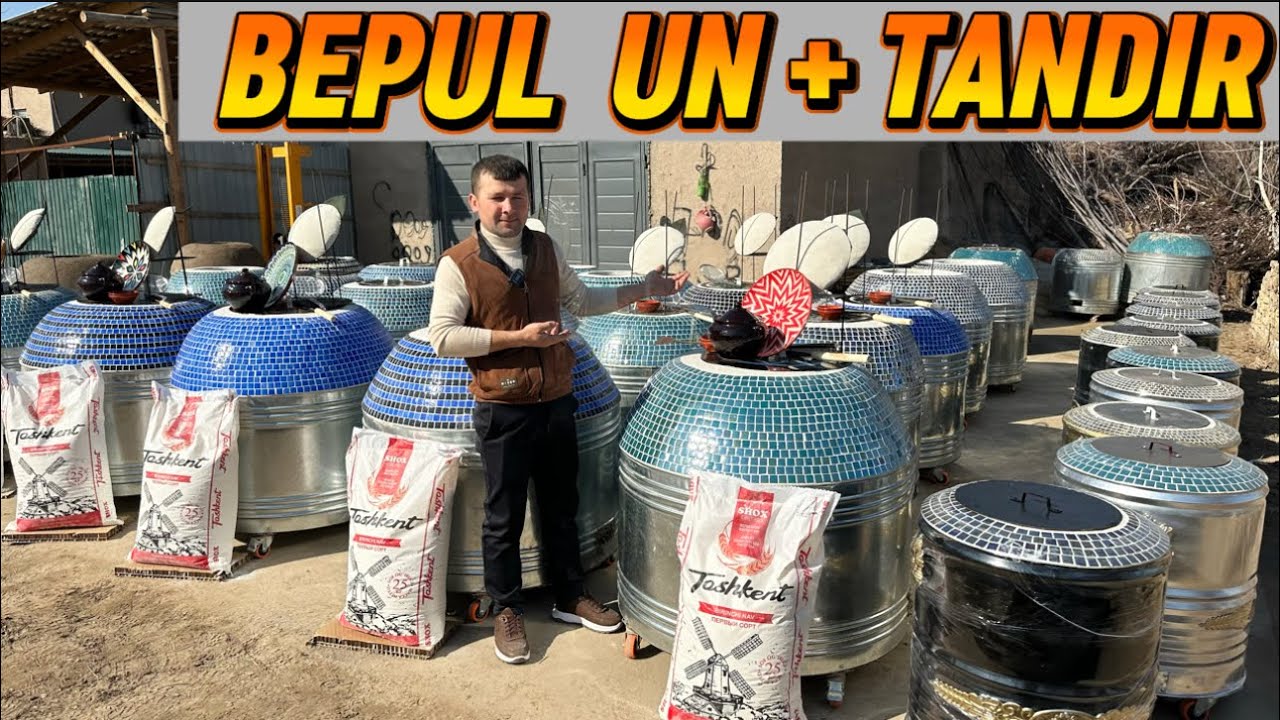 TANDIRGA UN QO’SHIB BERILMOQDA TEZDA OLING #xorazm #reels #world #urgench 