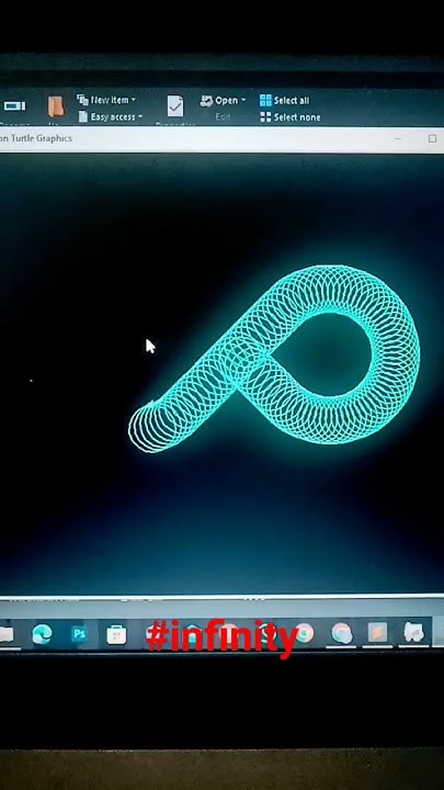 Infinity symbol ♾️ using #python - YouTube