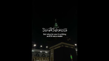 آلقران الكريم - سورة القصص - آلاية [ 31 ] القارى ماهر المعيقلي