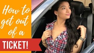 What will a sexy girls do to get out of a ticket