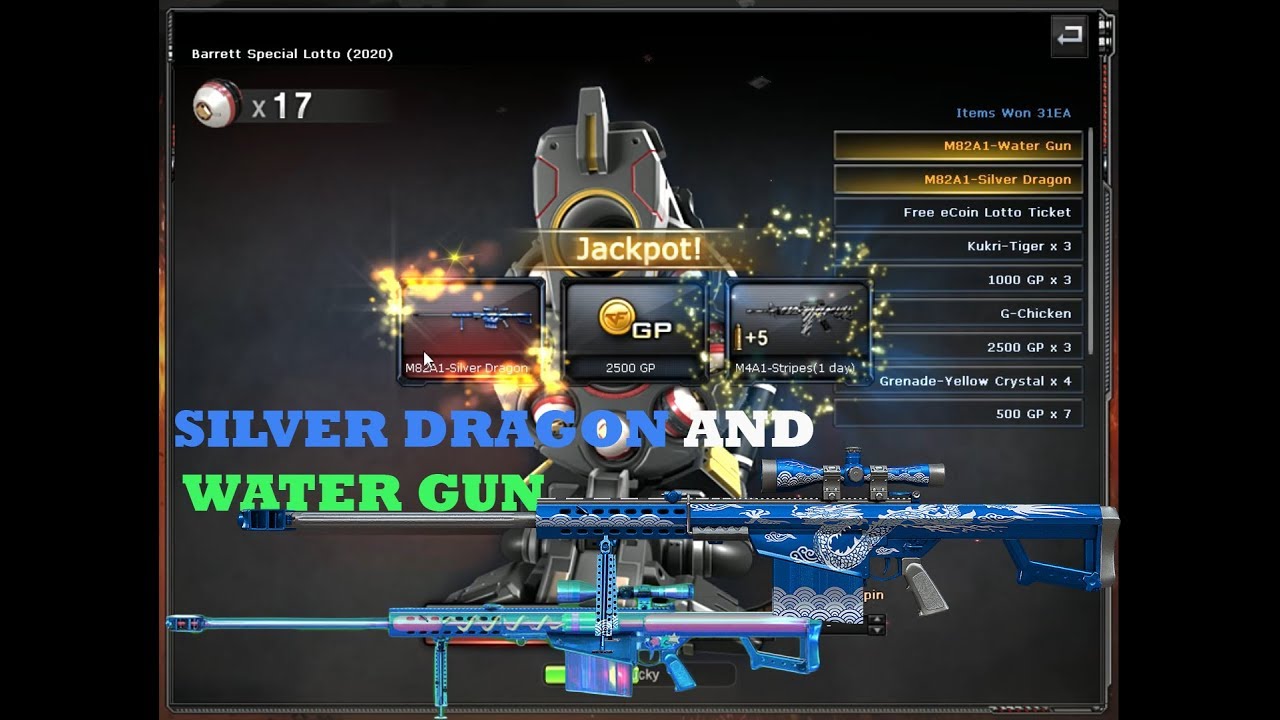 CROSSFIRE 2.0 PH 30pcs Spins Special Barrett Lotto(2020) Wins 2 Jackpot