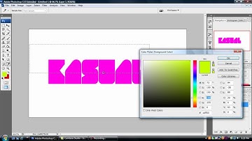 Kasual Photoshop Cs3 Tutorial On Glossy Text