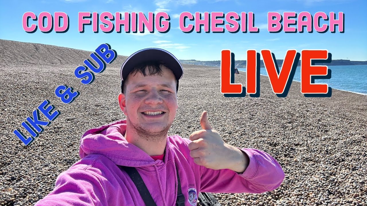 Cod Fishing Chesil Beach for 12 hours Live! YouTube