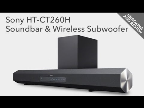 sony soundbar and woofer