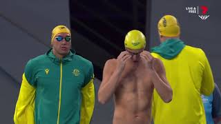 Gold Medal Men's Swimming 4x100M Freestyle | Commonwealth Games 2022 | Birmingham | Highlights
