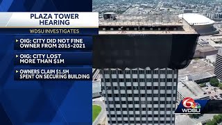 Plaza Tower Cost Hearing Update